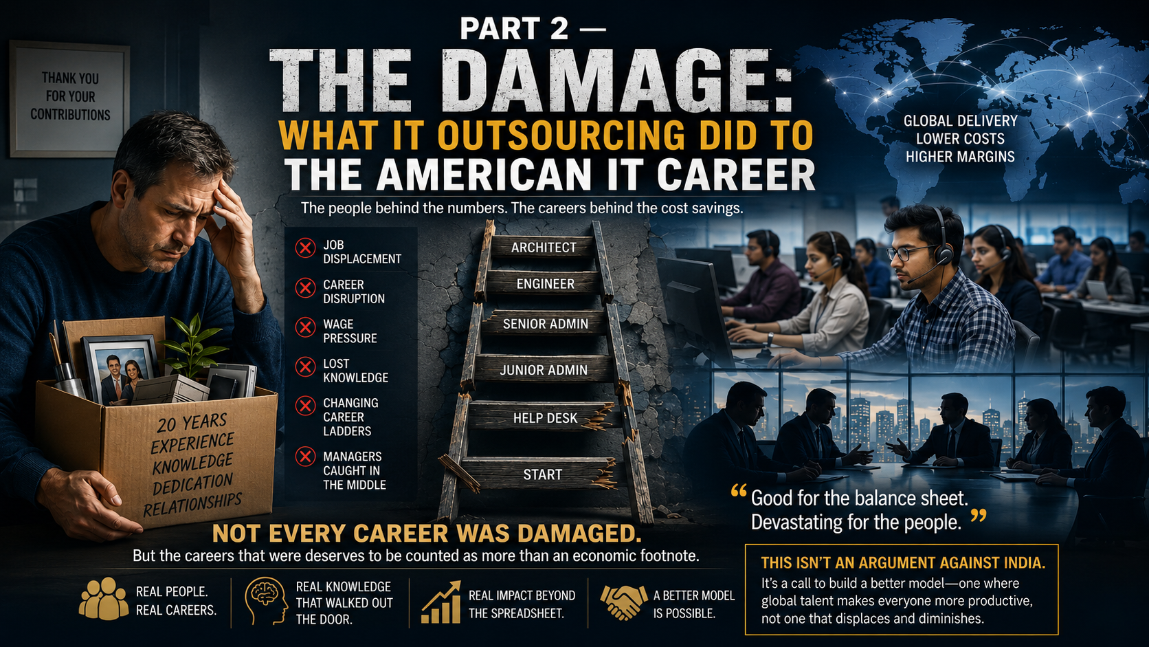 The Damage: What IT Outsourcing Did To The American IT Career image